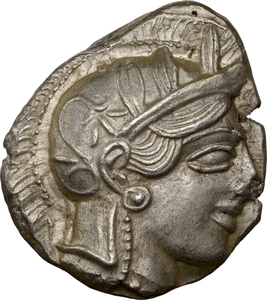 Grèce Antique, Attique, Tétradrachme à la chouette, Athènes AU NGC