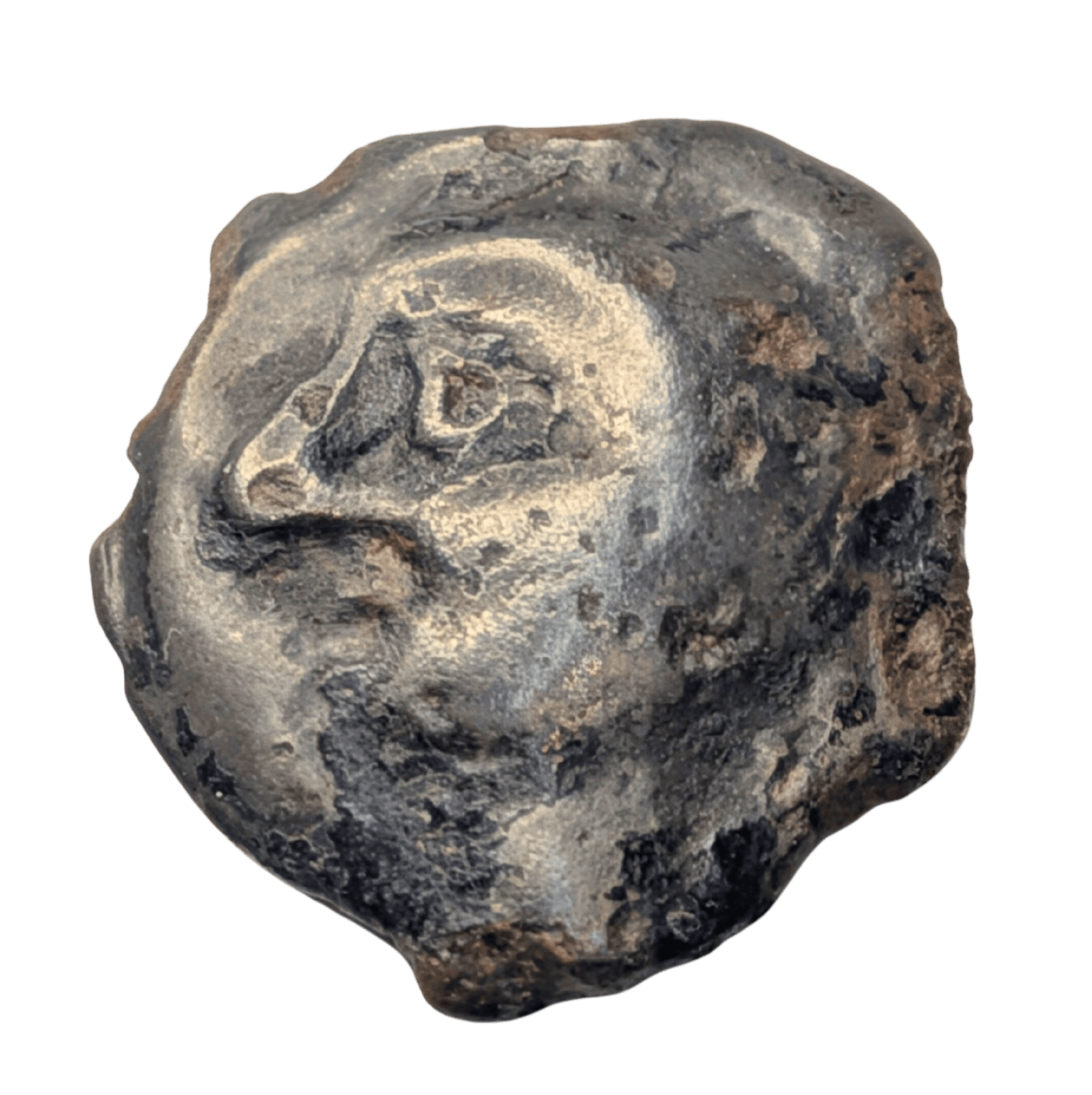 Gauloise, Haute et moyenne seine, Potin à la tète chauve, TTB