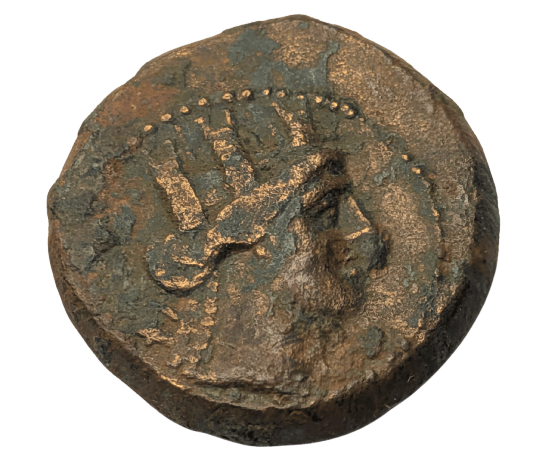 Grèce, Demi-unité de bronze, Phrygie apamée, TTB+