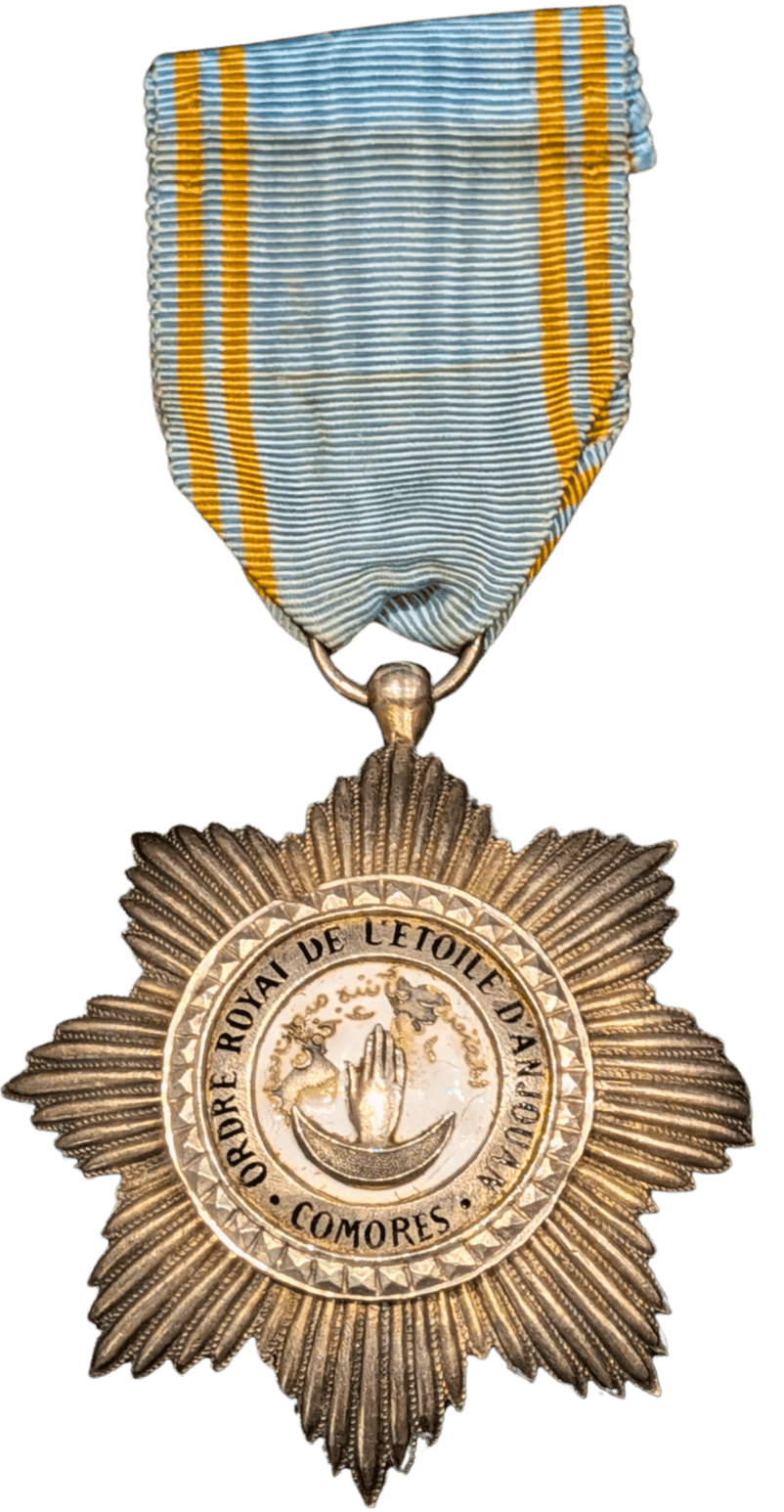 Comores, Ordre Royal de l'étoile d'Anjouan, Chevalier, TTB