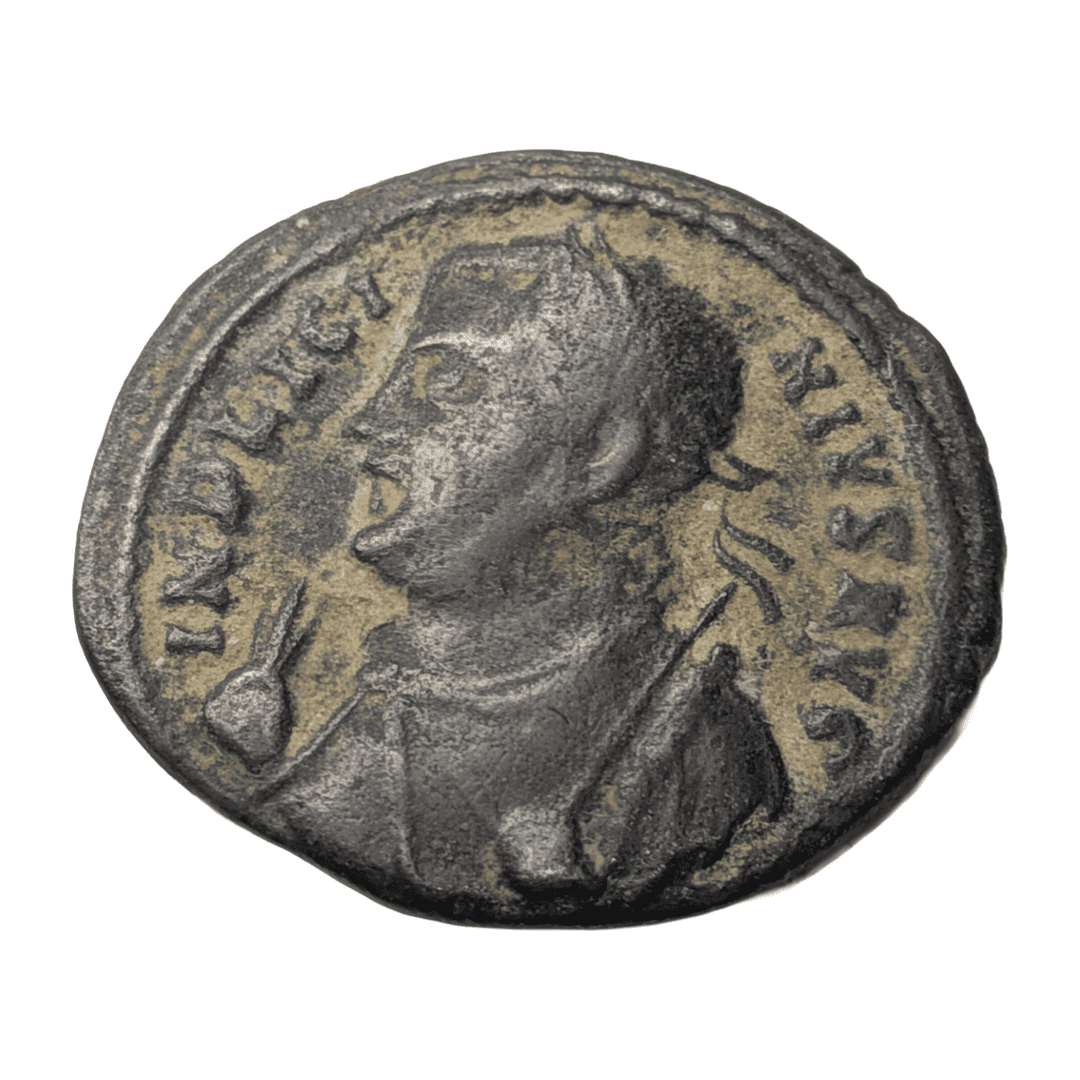 Empire Romain, Licinius 1er, nummus à la porte, TTB